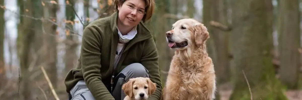 Schulhunde mit Frauchen